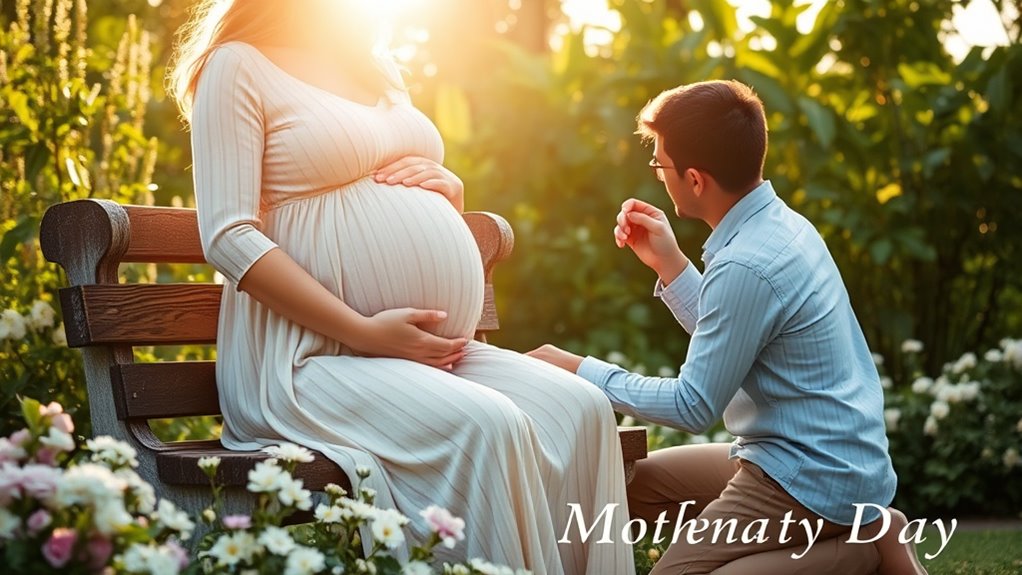 erwartet fröhliche Familienmomente