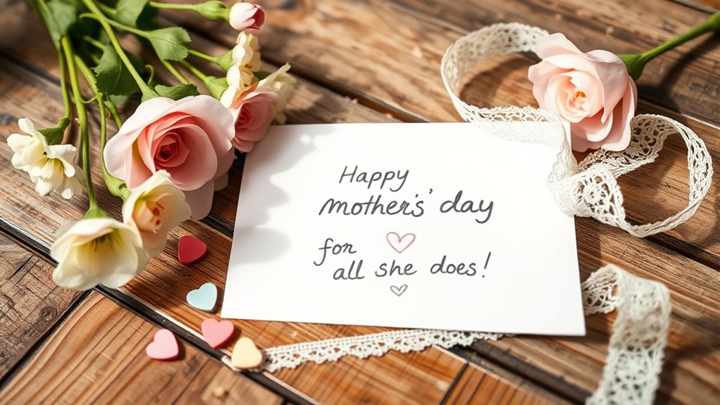 Danke für die Mutterschaft