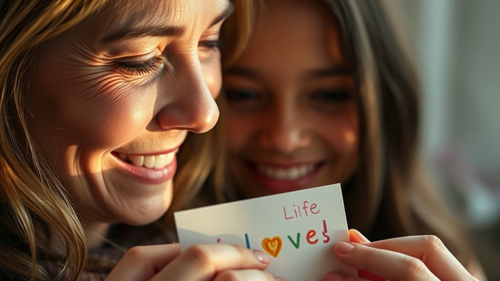 Drücken Sie Dankbarkeit für bedingungslose Fürsorge aus