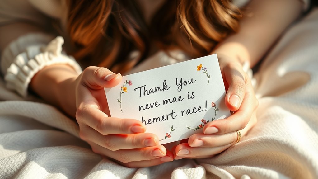 Drücken Sie auf kreative Weise aufrichtige Dankbarkeit aus