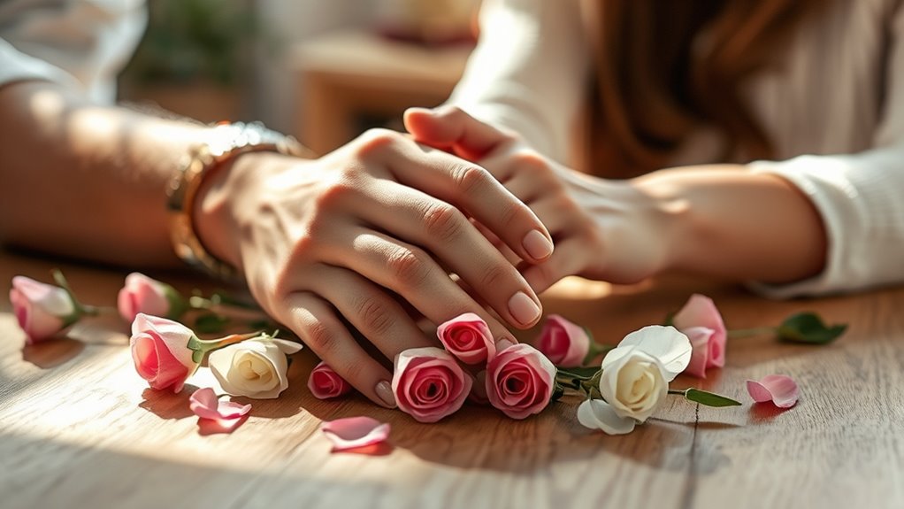 Liebe für Mutter und Partner ausdrücken