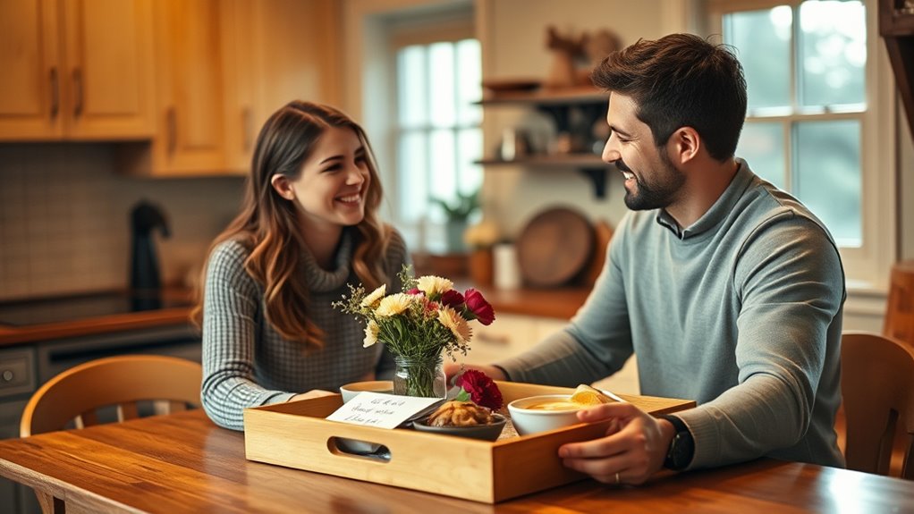 Liebe durch Taten zeigen