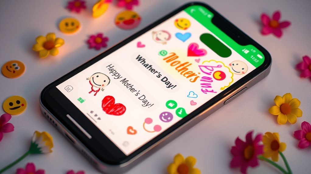 Ausdrucksstarke WhatsApp-Grüße mit Emojis