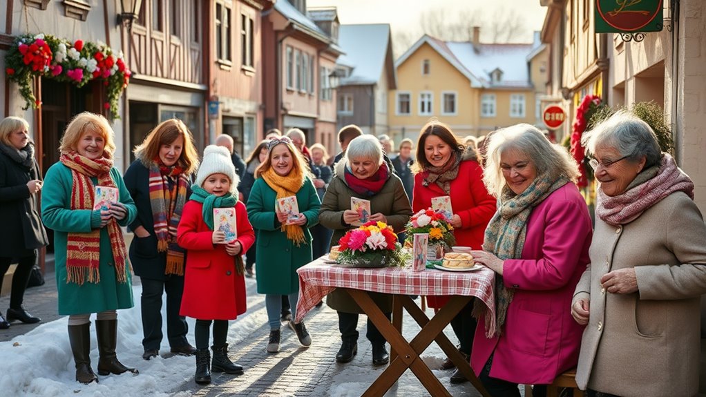 Familienbande feiern Mutterschaft