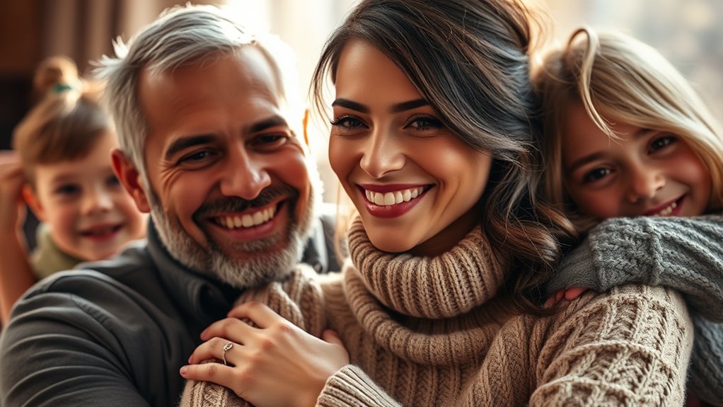 Familienfoto-Collage Widmung