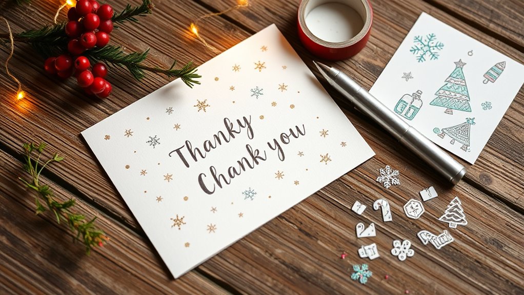 festliche DIY-Weihnachtsnachrichten