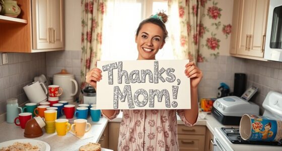 Lustige Wege, um Mama zu danken