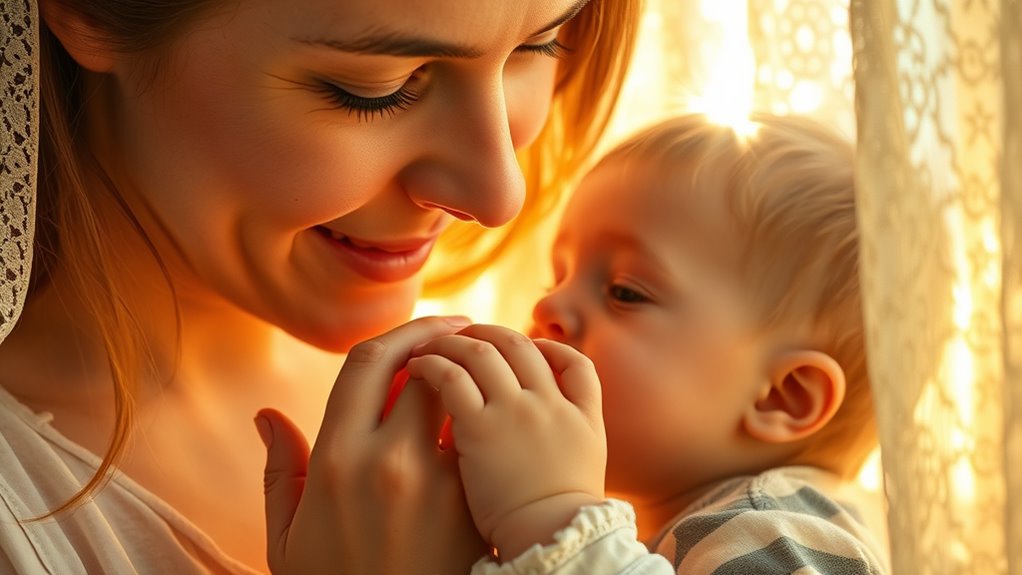 zarte Pflege und Unterstützung