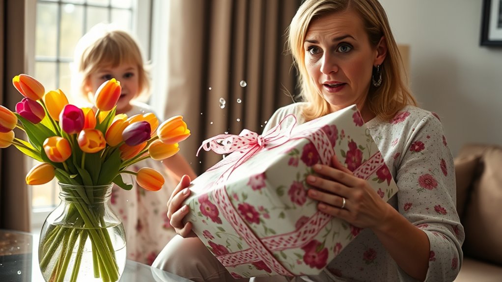 Geschenk scheitert, wird humorvoll