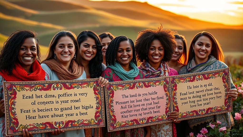 globale Muttertags-Poesie-Feier