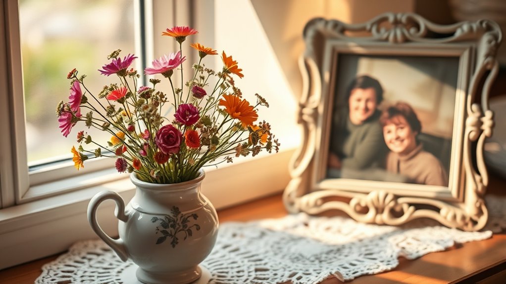 Großmutter's fürsorgliches liebevolles Herz