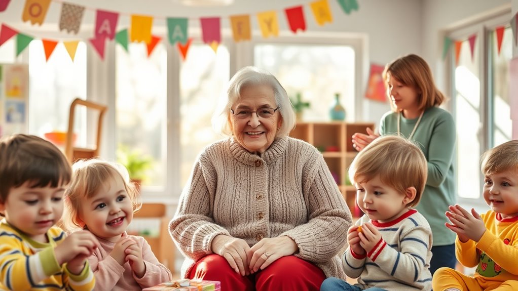 Großmutter Geschichtenerzählen und Traditionen