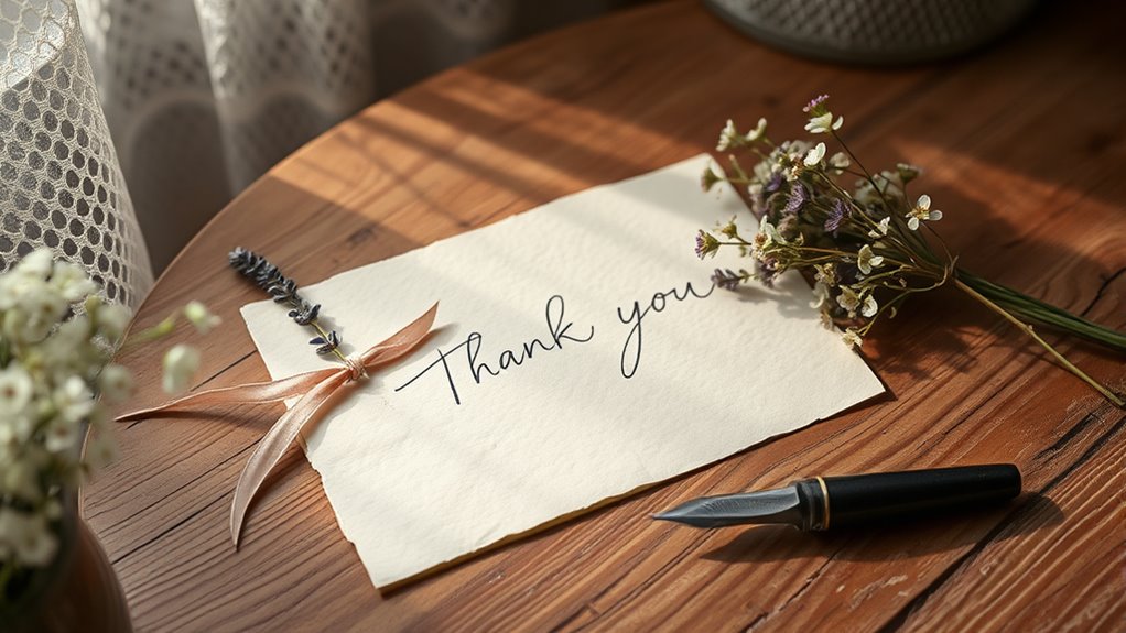 herzliche persönliche durchdachte Präsentation