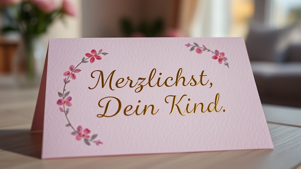 herzliche kurze Grüße