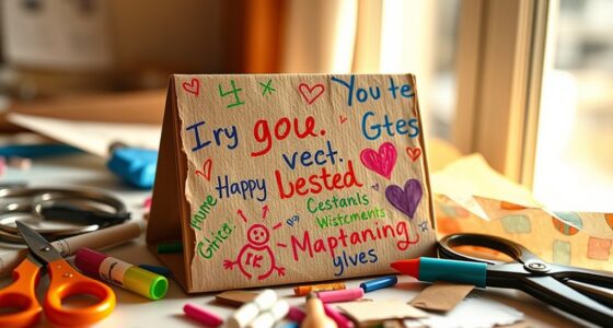 selbstgemachte Last-Minute-Karte