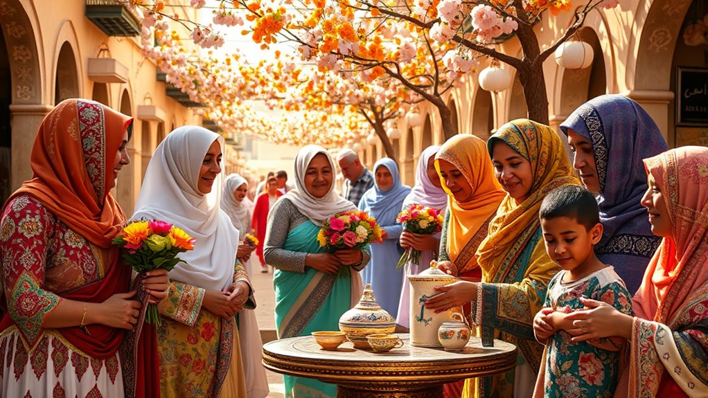 Ehrung der Mütter mit Traditionen