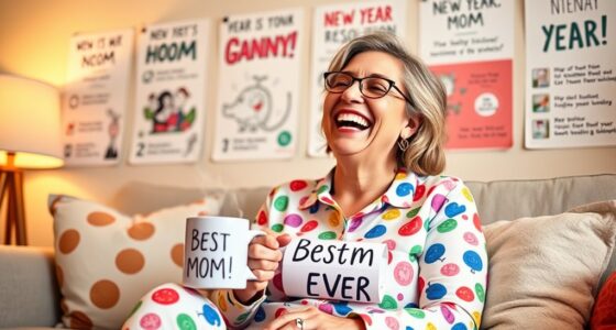 Humorvolle Neujahrswünsche für Mama