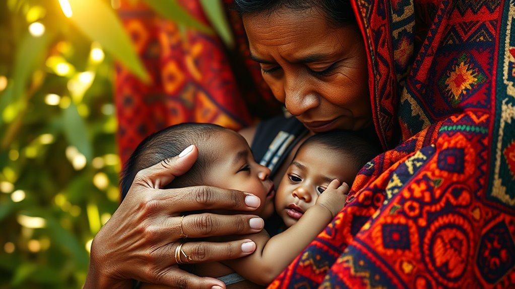 Indigene Sprachen drücken Mutterschaft kulturell aus