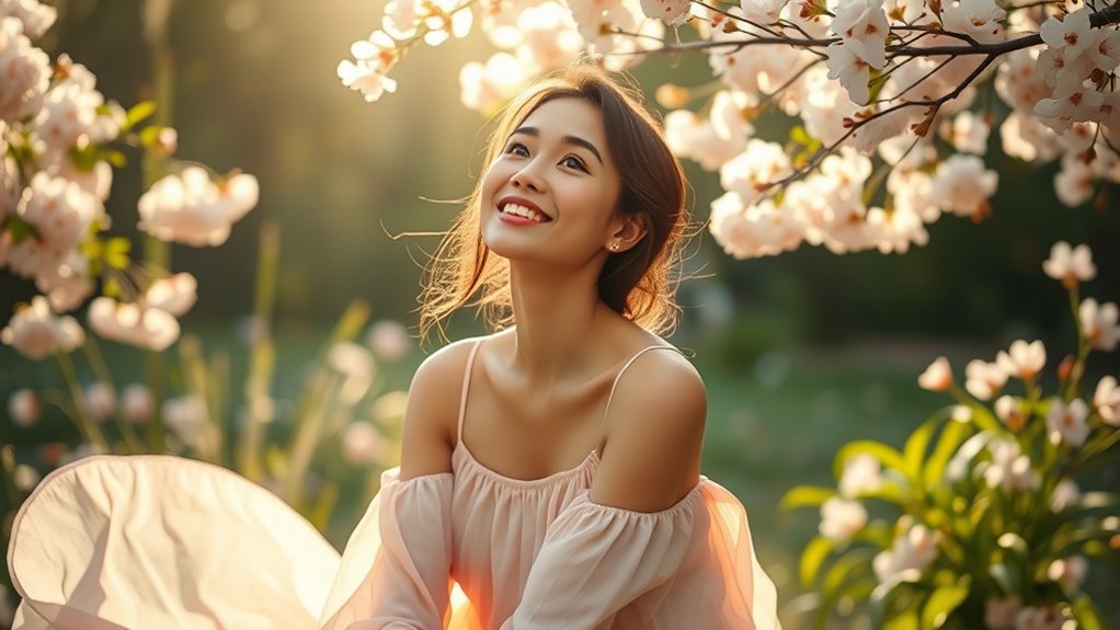 innere Stärke und Anmut