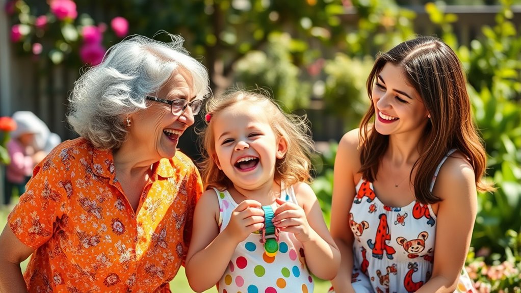 Lachen verbindet Generationen