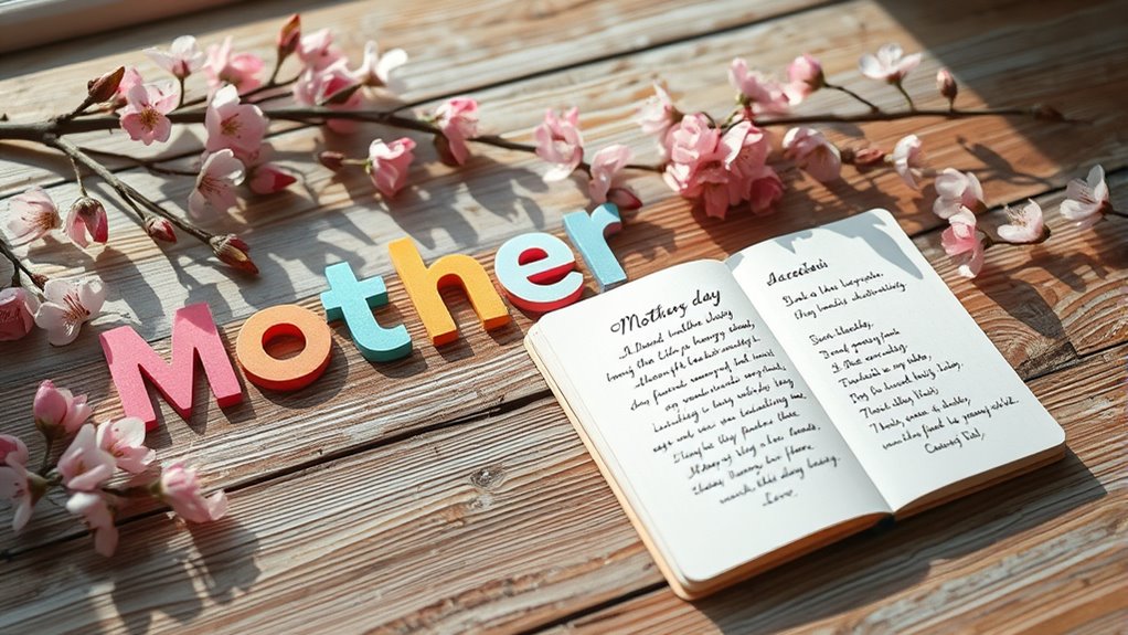 Briefspiel zum Muttertag