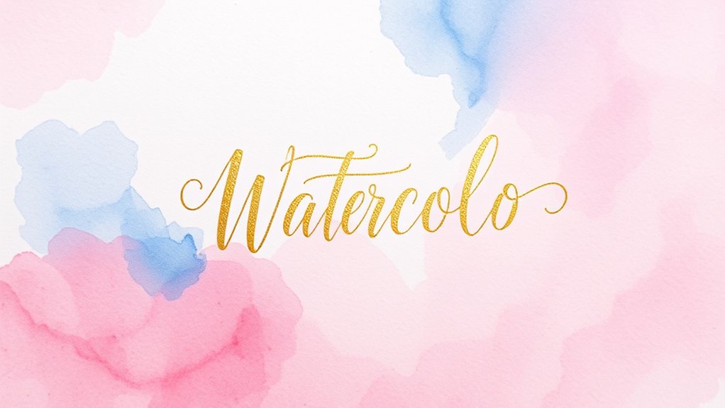 Meisterhaftes Handlettering mit Wasserfarben