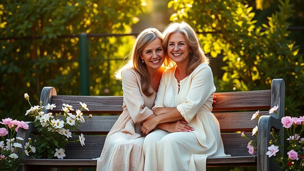 Mutter lebenslange vertrauensvolle Unterstützung