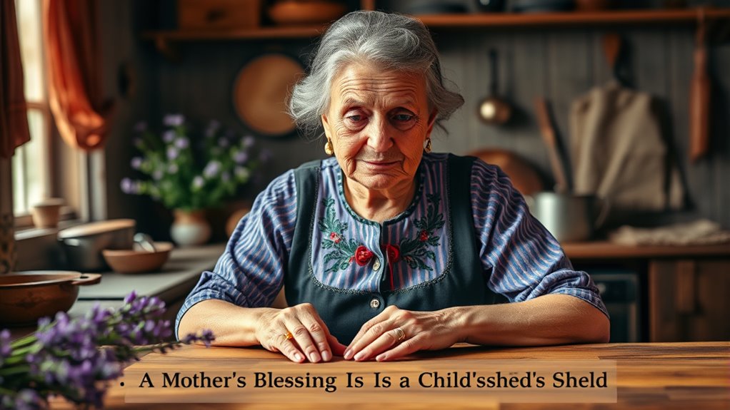 Mutters Segen als schützender Schild