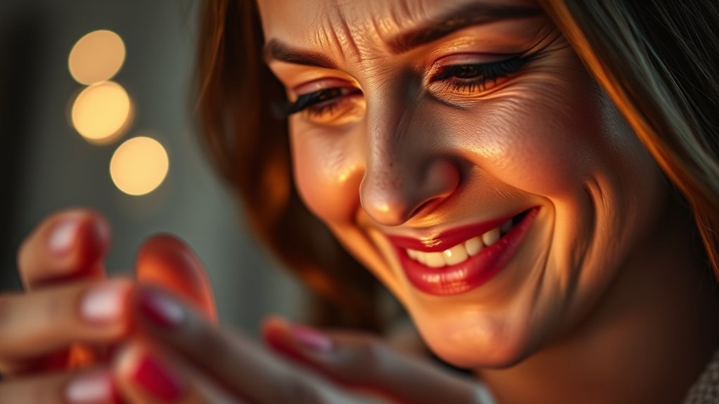 Mütterliche herzliche emotionale Reaktion