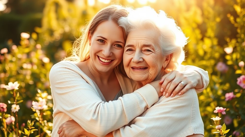 die unerschütterliche lebenslange Unterstützung der Mutter