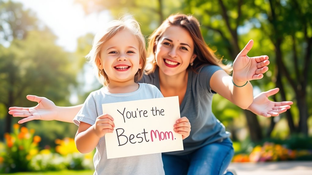 die unerschütterliche Unterstützung und Ermutigung der Mutter