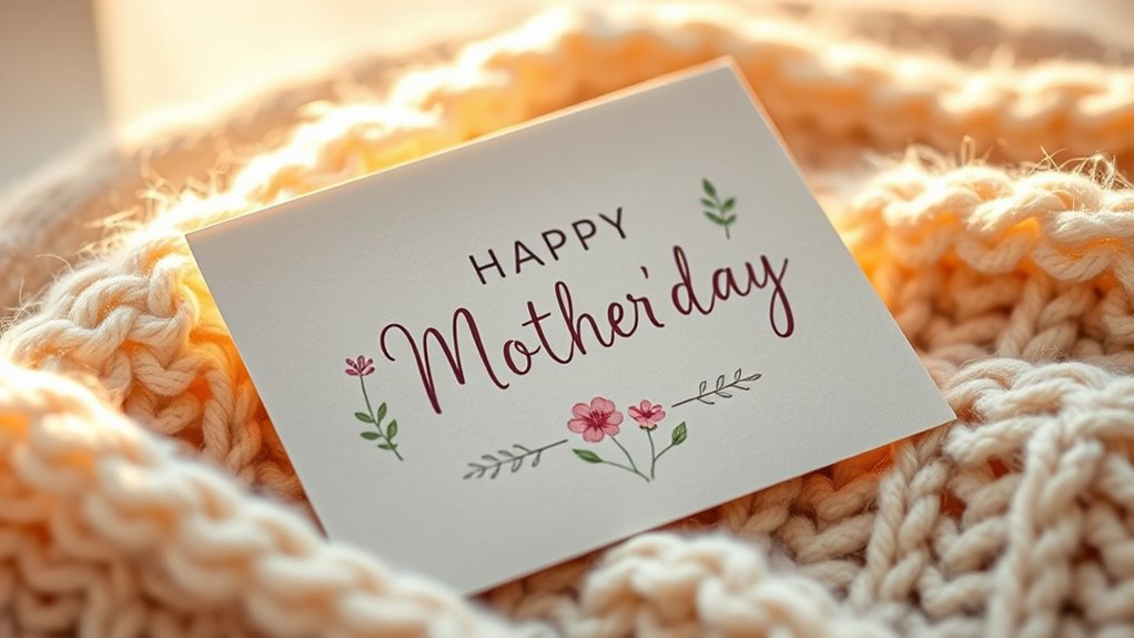 persönlich herzliche Muttertagsgrüße