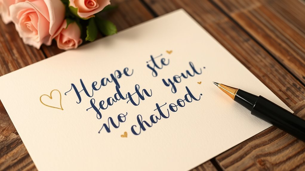 personalisierte Grußkartenbotschaften