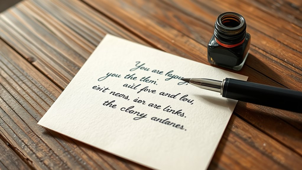 Personalisieren Sie mit handgeschriebenen Akzenten