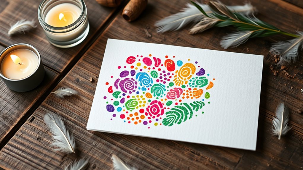 personalisierte Fingerabdruck-Geschenkidee