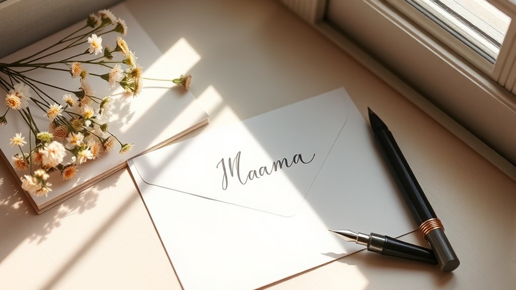 personalisierte handgeschriebene herzliche Notizen