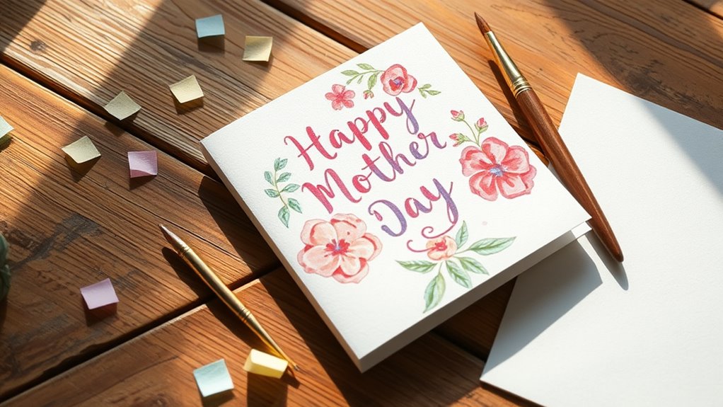 personalisierte herzliche Geschenkpräsentation