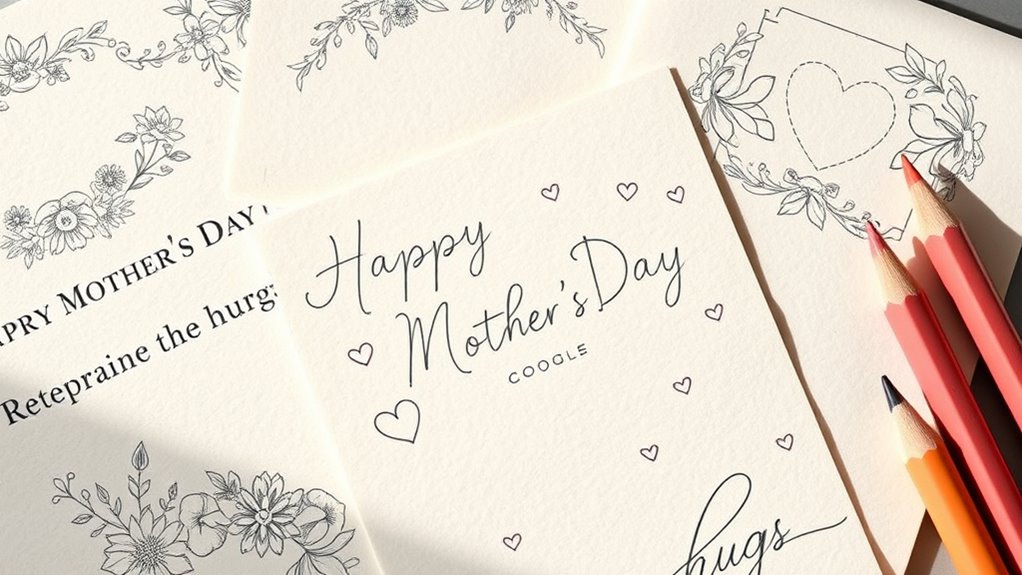 personalisierte herzliche Muttertagskarten