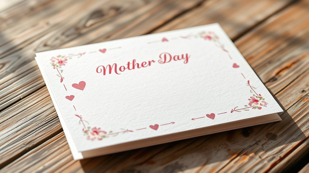 Personalisierte herzliche Muttertagsgrüße