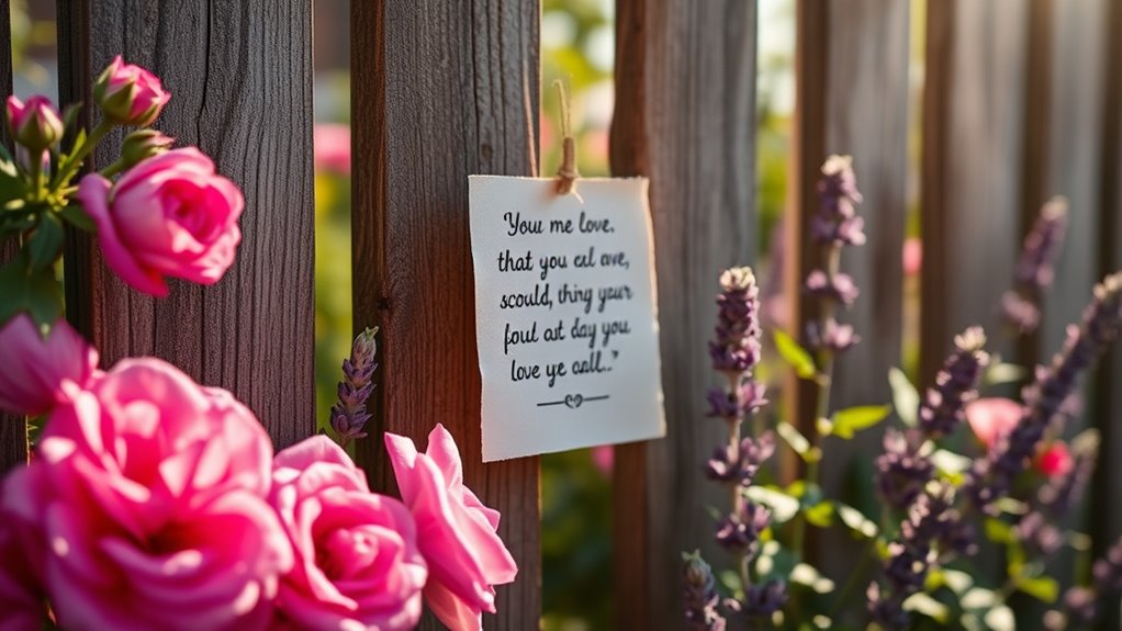 Personalisierte Zitate vertiefen Bindungen