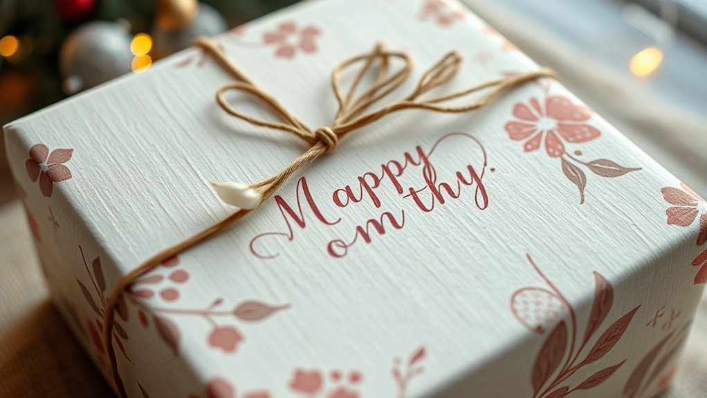 Personalisierte Kränze mit geprägten Highlights