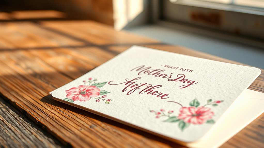 poetische vier Wörter Mutterbotschaft