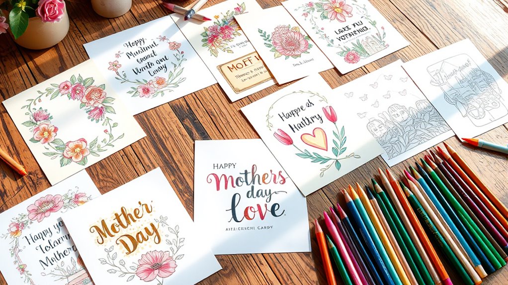 druckbare Muttertagsdekorationen