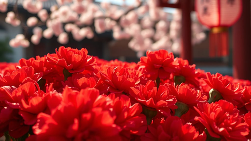 rote Nelken kulturelle Bedeutung