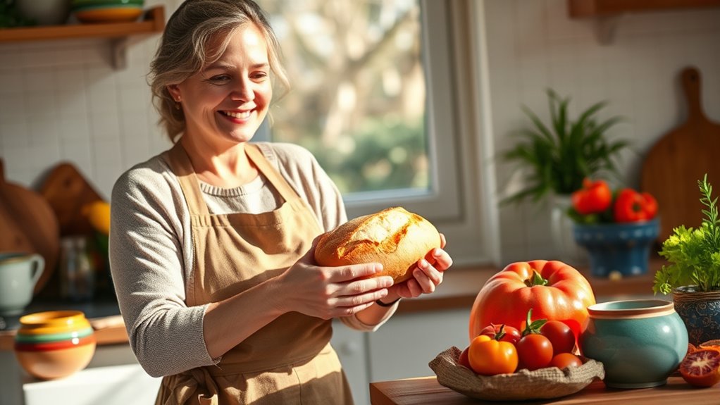 entspannendes Basteln und Kochen