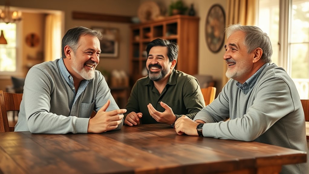 selbstlose Familienopfer und Hingabe