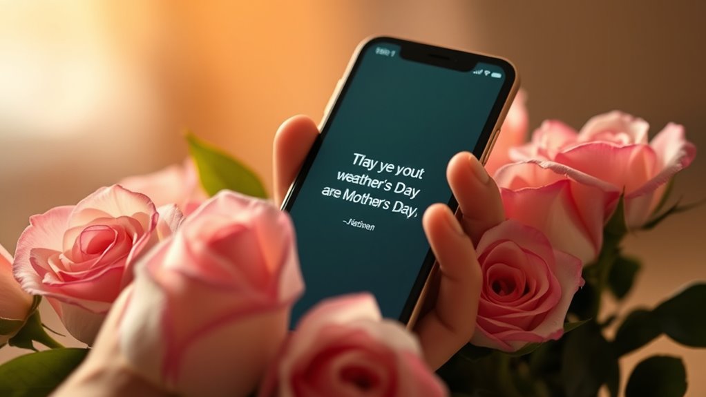 Sende emotionale Muttertagszitate