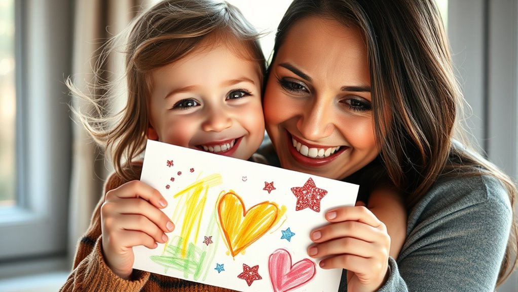 Freudige Kindheitsmomente teilen