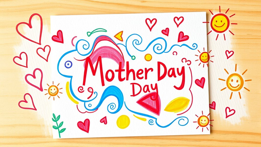 Einfache herzliche Kinderbotschaften