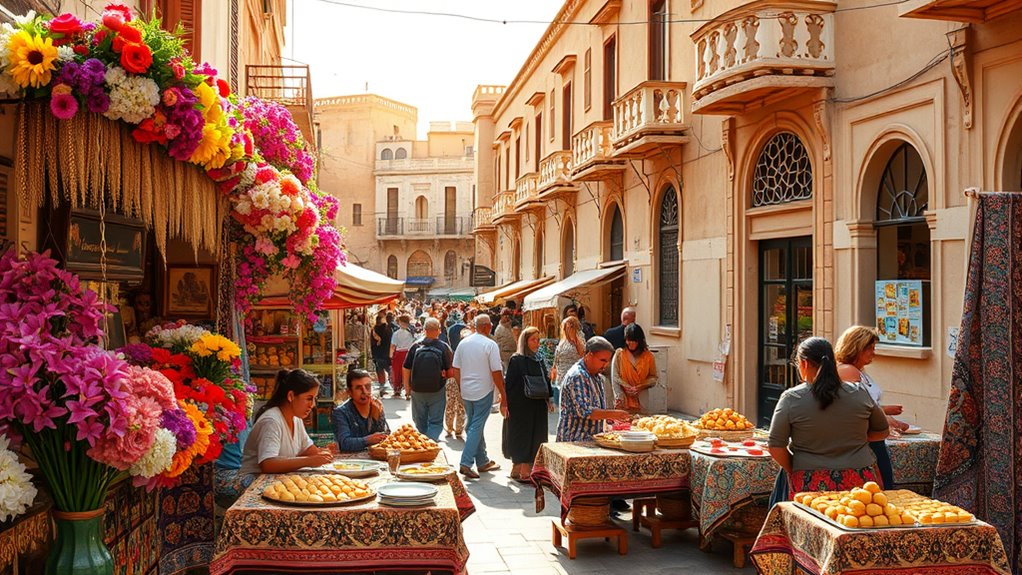 Frühlingserwachen Mutterschaft Feier